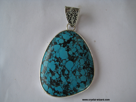 Turquoise Blue Pendant can heal the emotional body,relieve stress bring the focal point of awareness to its proper center in the heart 221